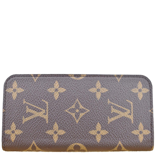LOUIS VUITTON iPhone Monogram Canvas Phone Case Brown