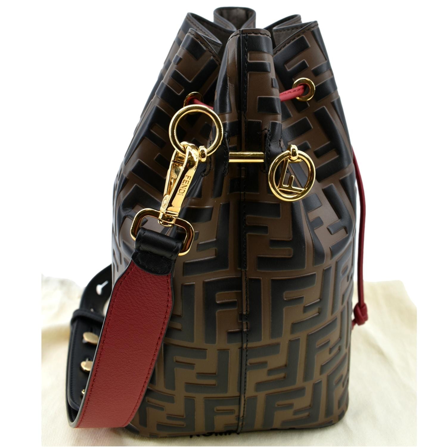FENDI Sunshine Medium Full Grain Shopper Tote Beige