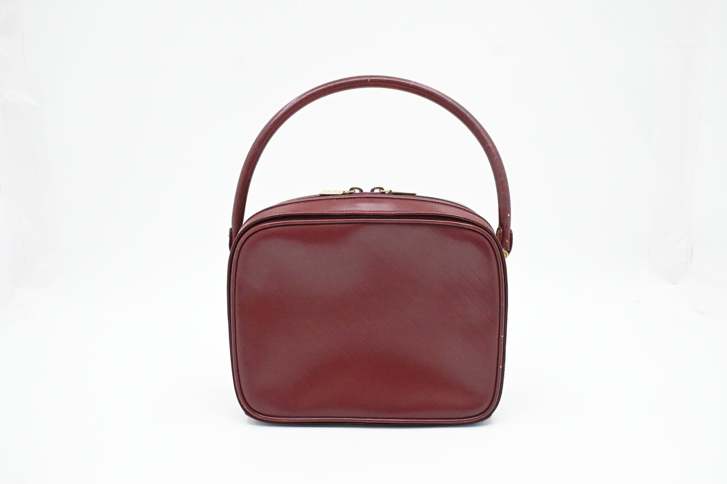 Gucci Handbag in Burgundy Leather