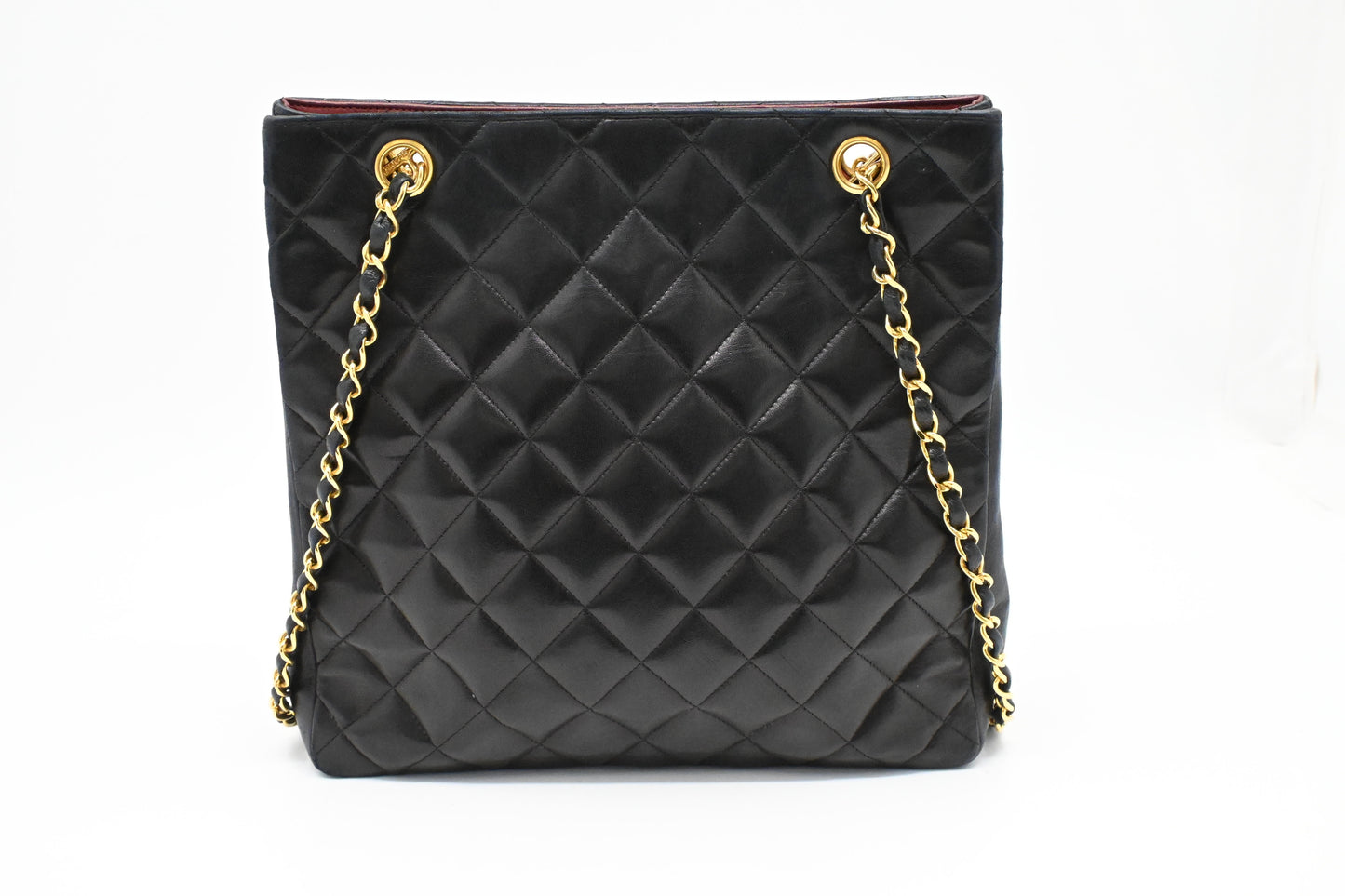 Chanel Shoulder Bag in Black MattelassÃ© Leather