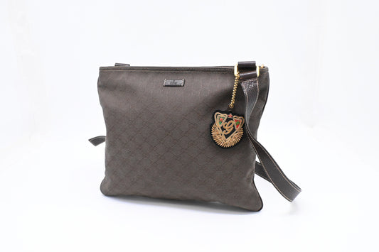 Gucci Square Crossbody in Brown GG Canvas
