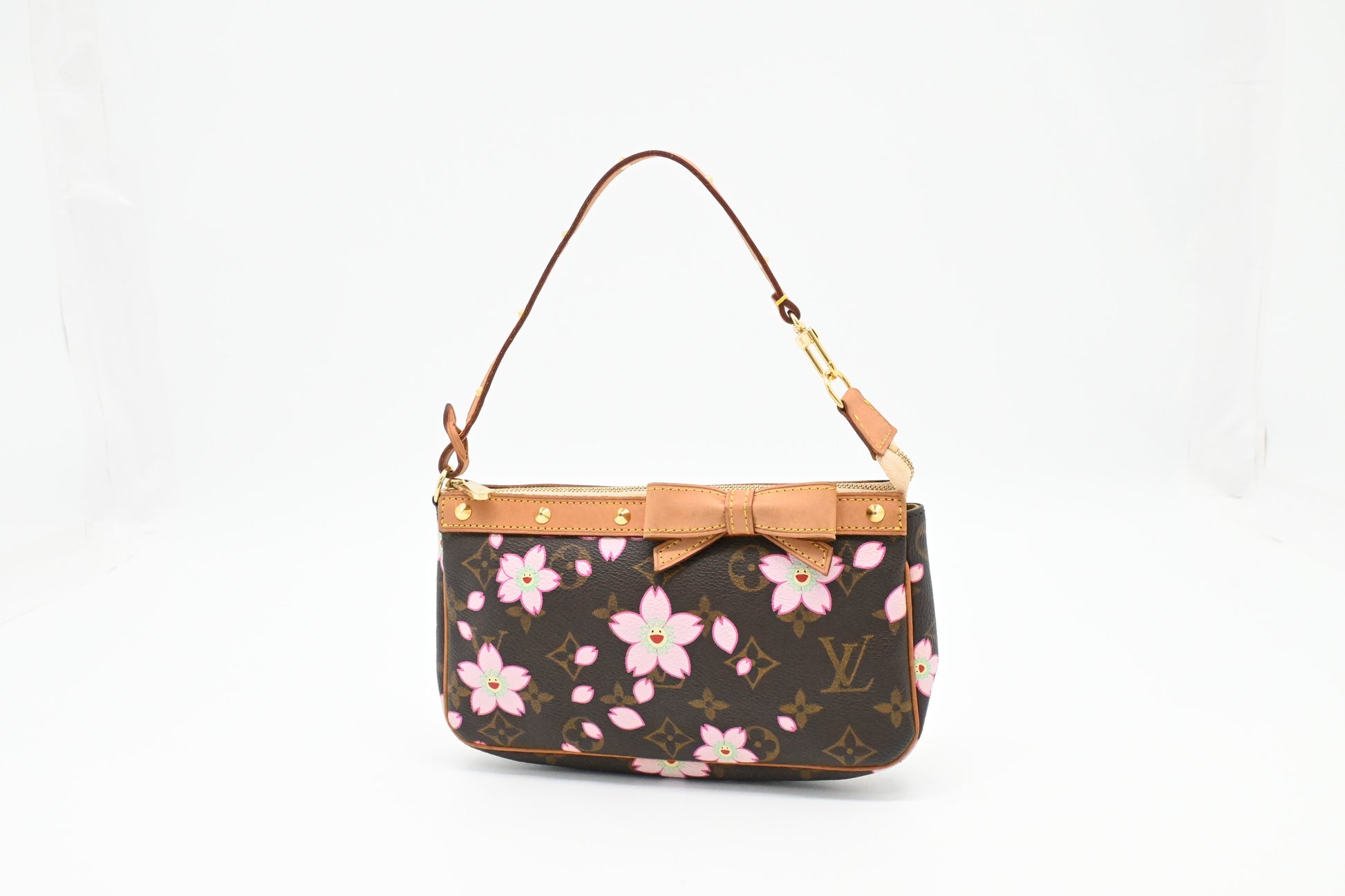 Louis Vuitton Pochette Accessoires in Cherry Blossom Monogram Canvas