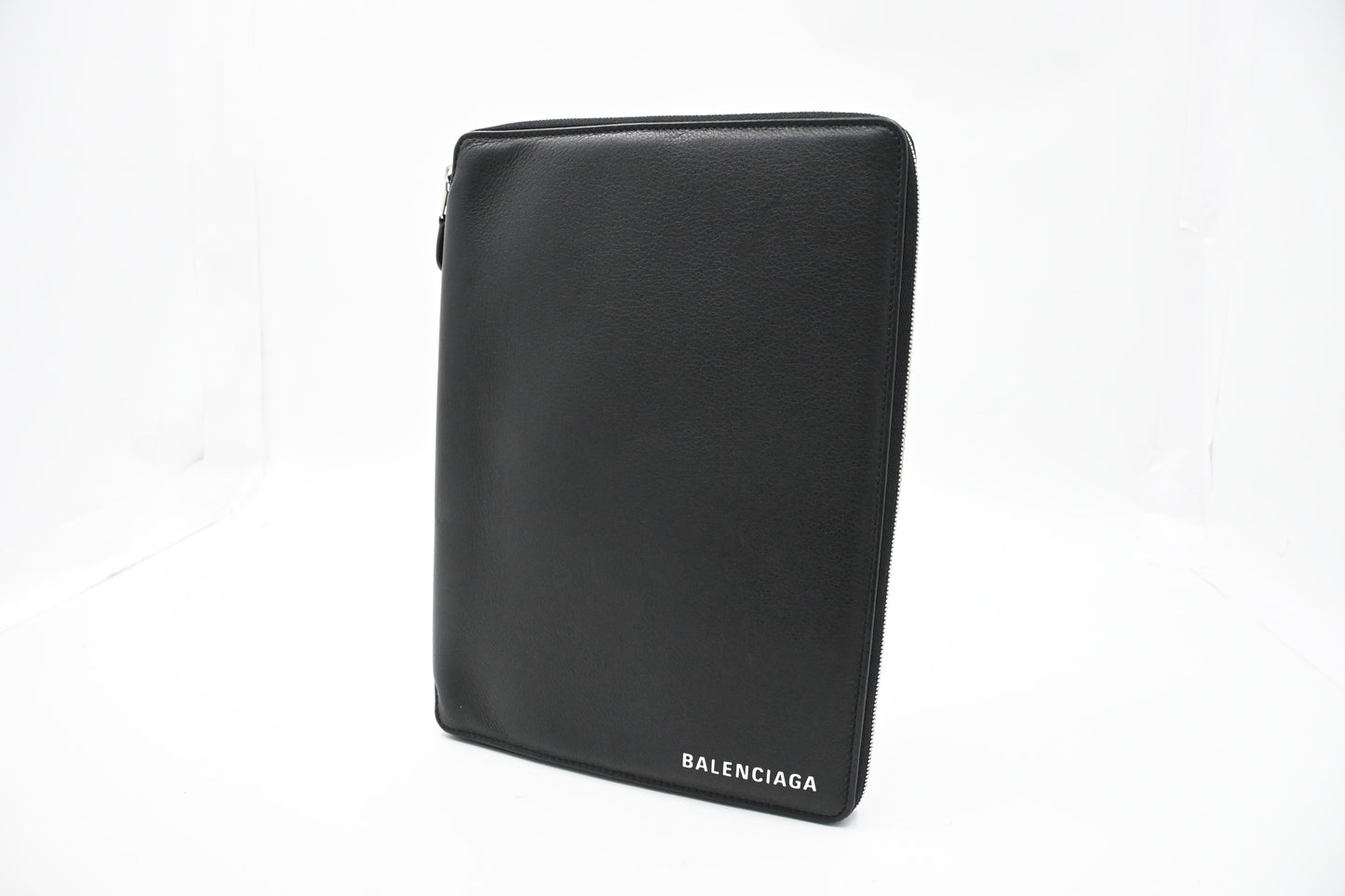Balenciaga Tablet Case in Black Leather