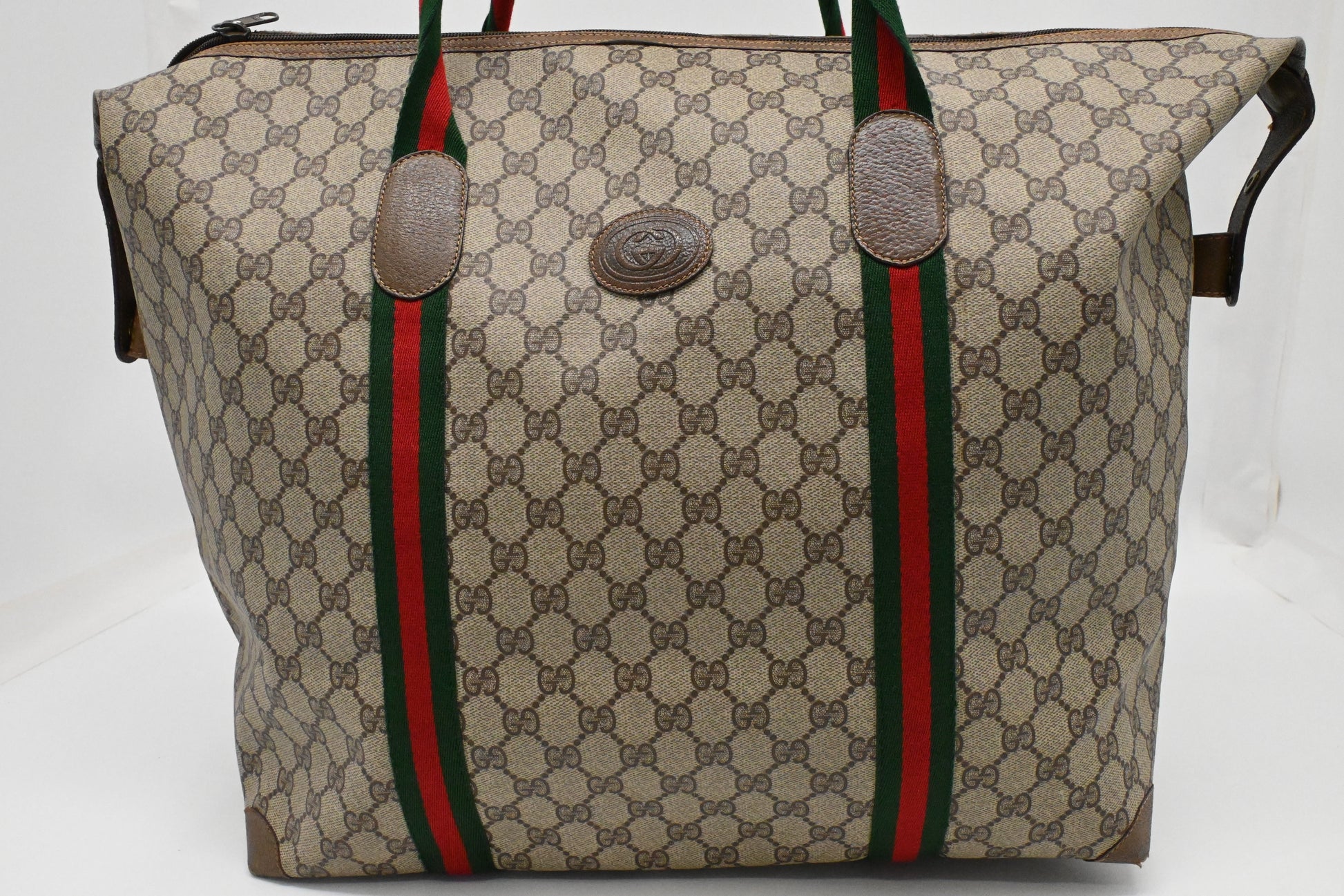 Gucci Travel Tote Bag in GG Supreme Canvas