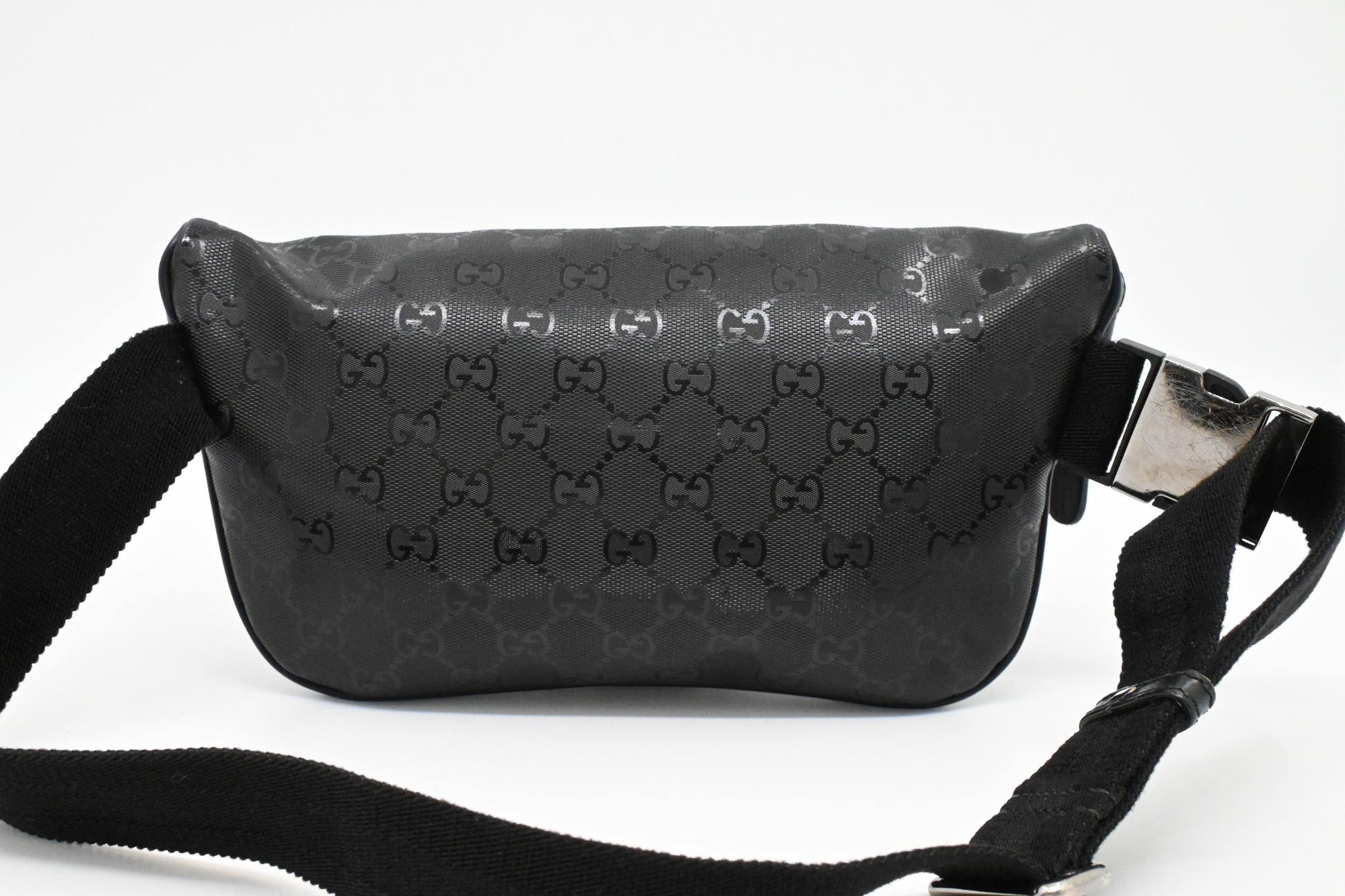 Gucci Bumbag in Black Imprime Canvas