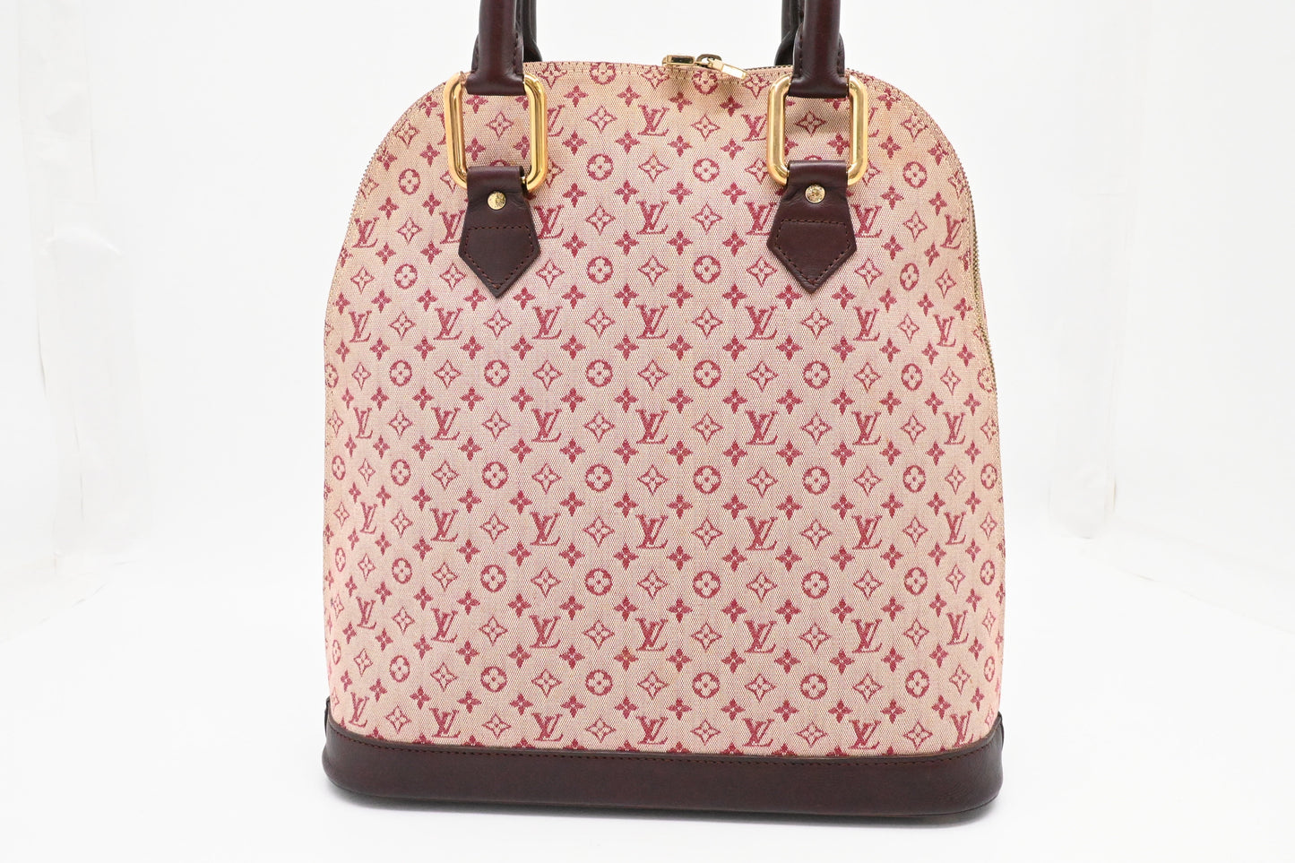 Louis Vuitton Alma Haut in Cerise Minilin Canvas