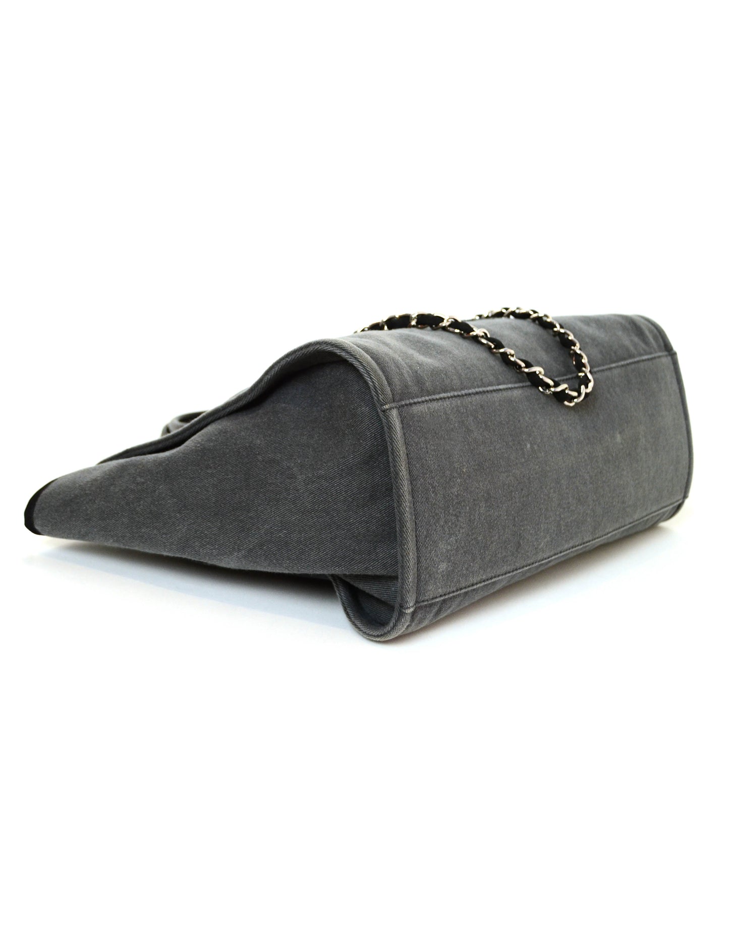 Chanel Black Large Sequins Deauville Tote Bag