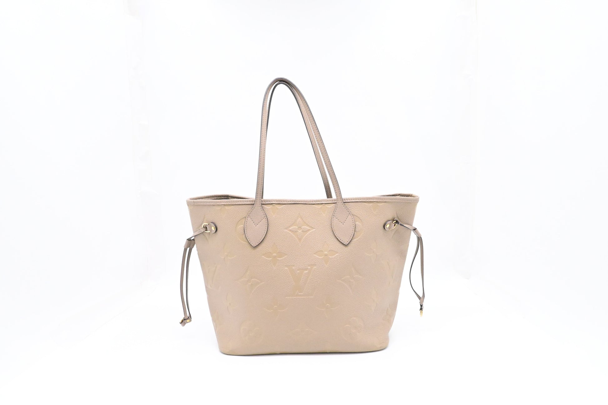 Louis Vuitton Neverfull MM in Turtledove Empreinte Leather