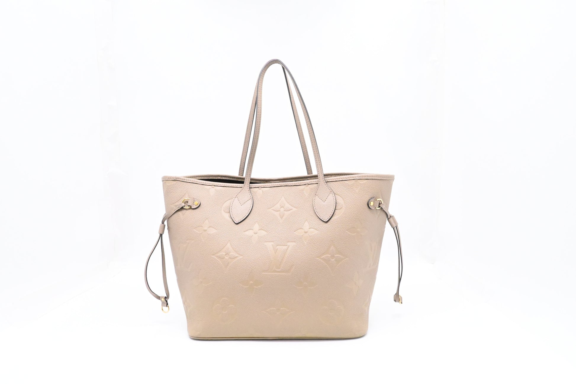 Louis Vuitton Neverfull MM in Turtledove Empreinte Leather
