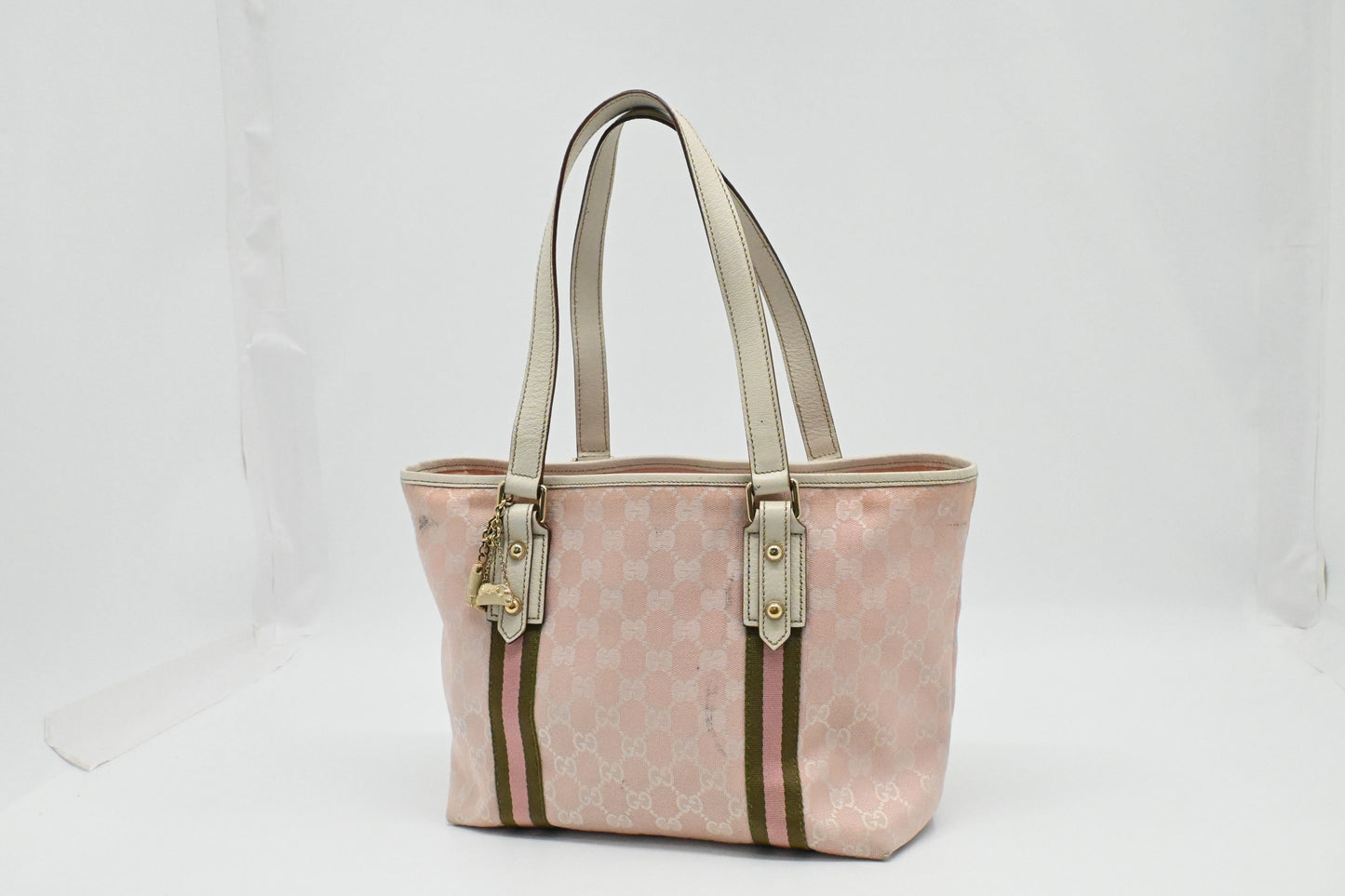 Gucci Tote Bag in Pink GG Canvas