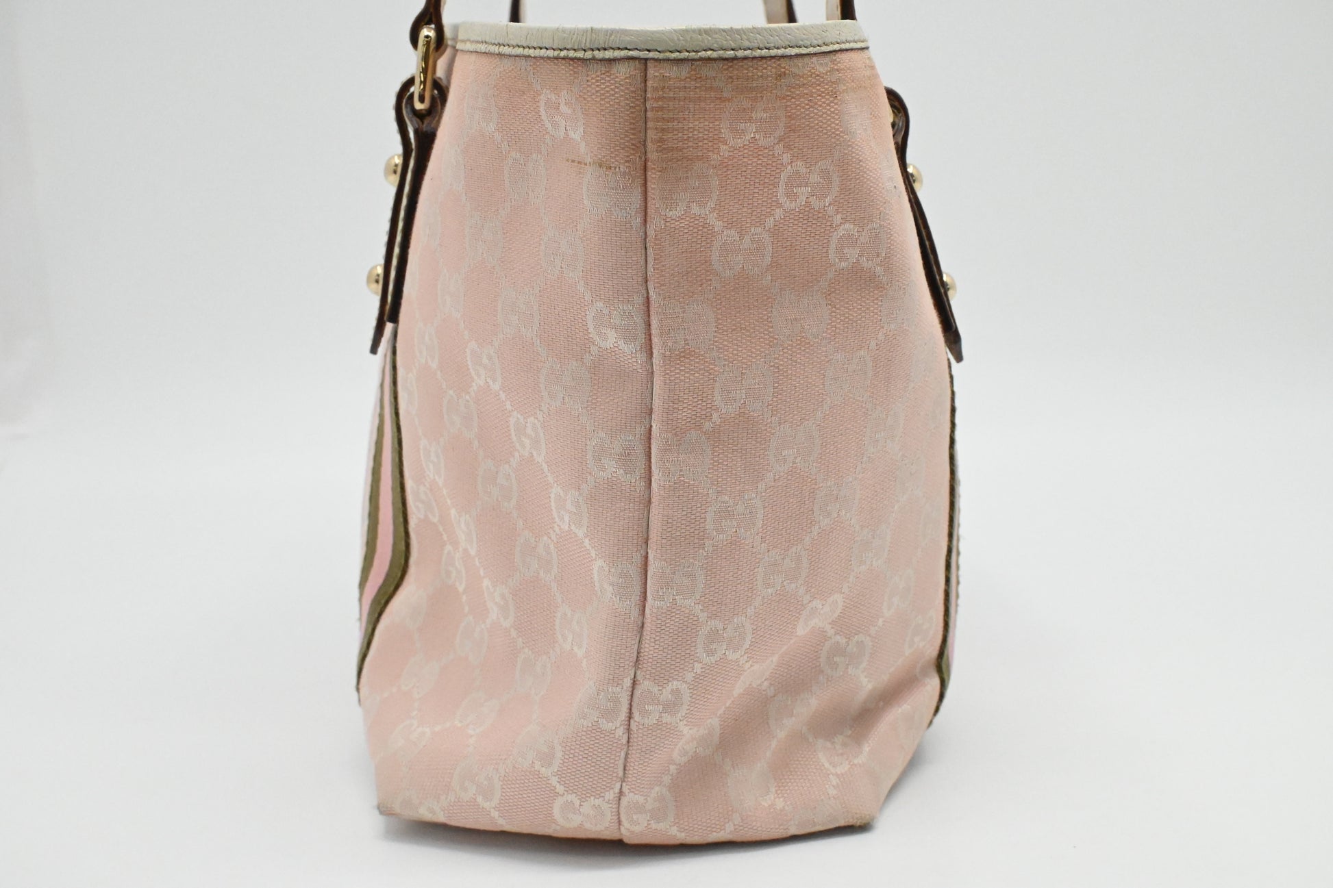 Gucci Tote Bag in Pink GG Canvas