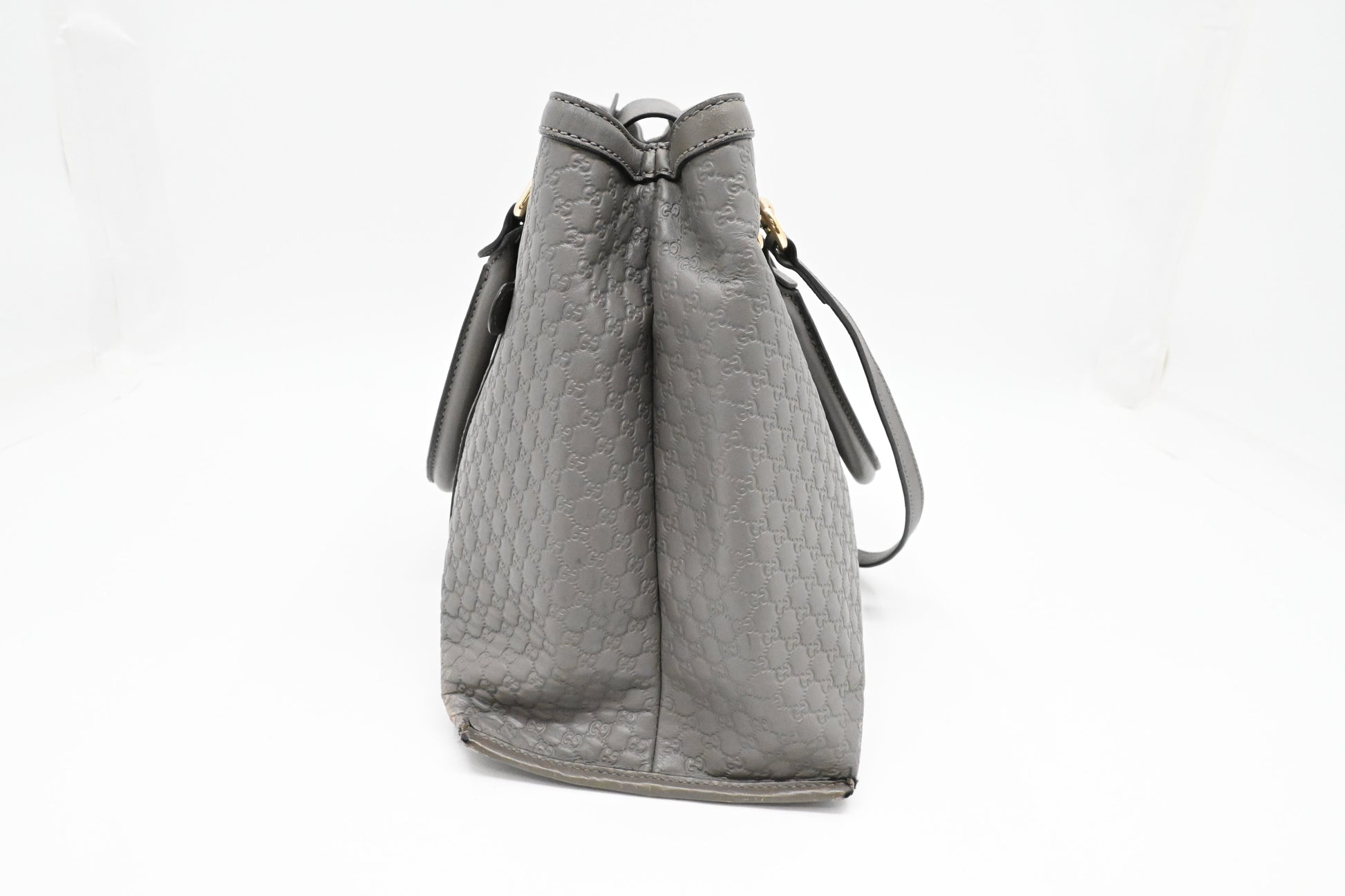 Gucci 2way Bag in Grey Microguccissima Leather