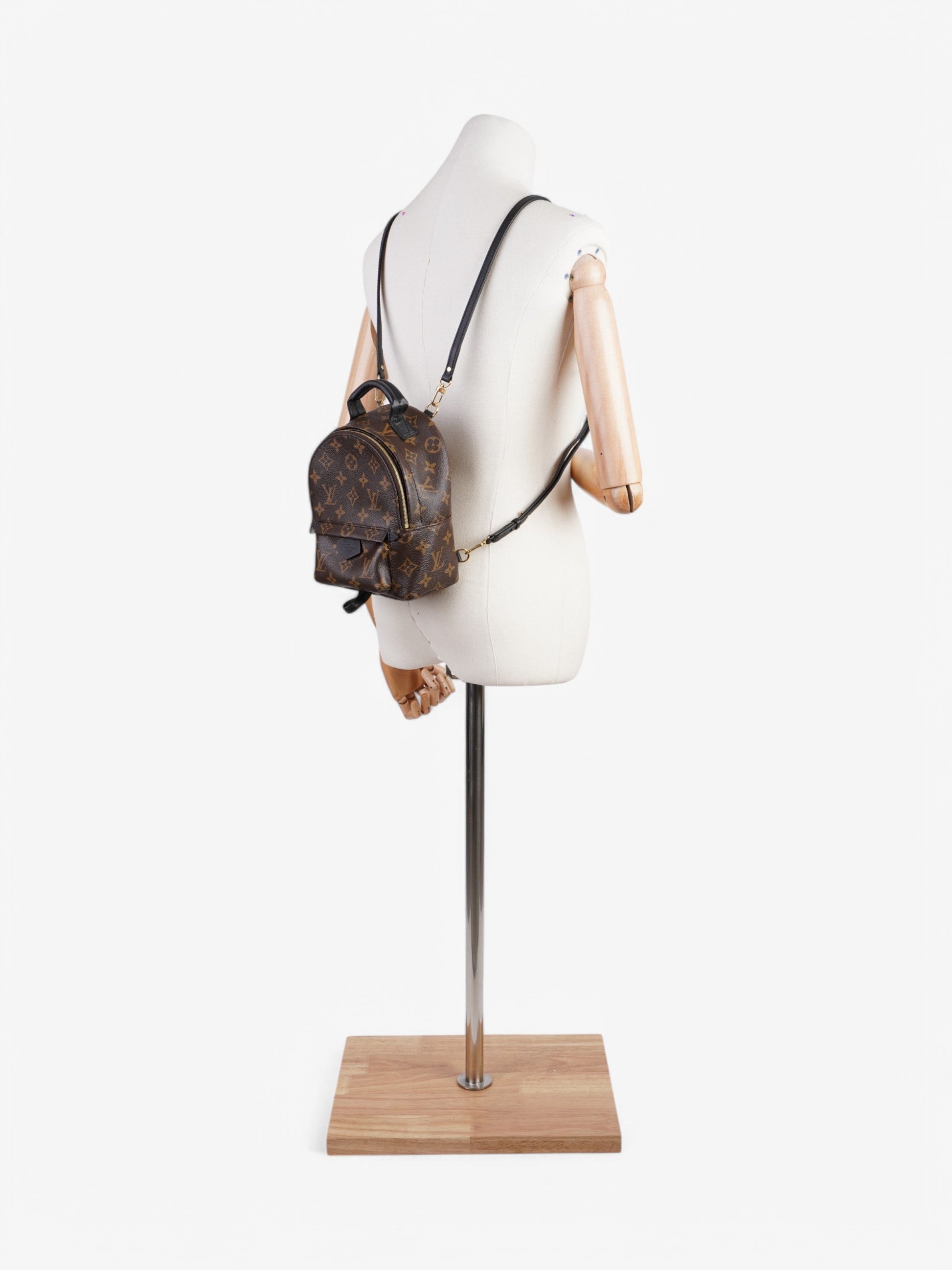 Louis Vuitton Palm Springs Mini Backpack Monogram / Black Coated Canvas Mini