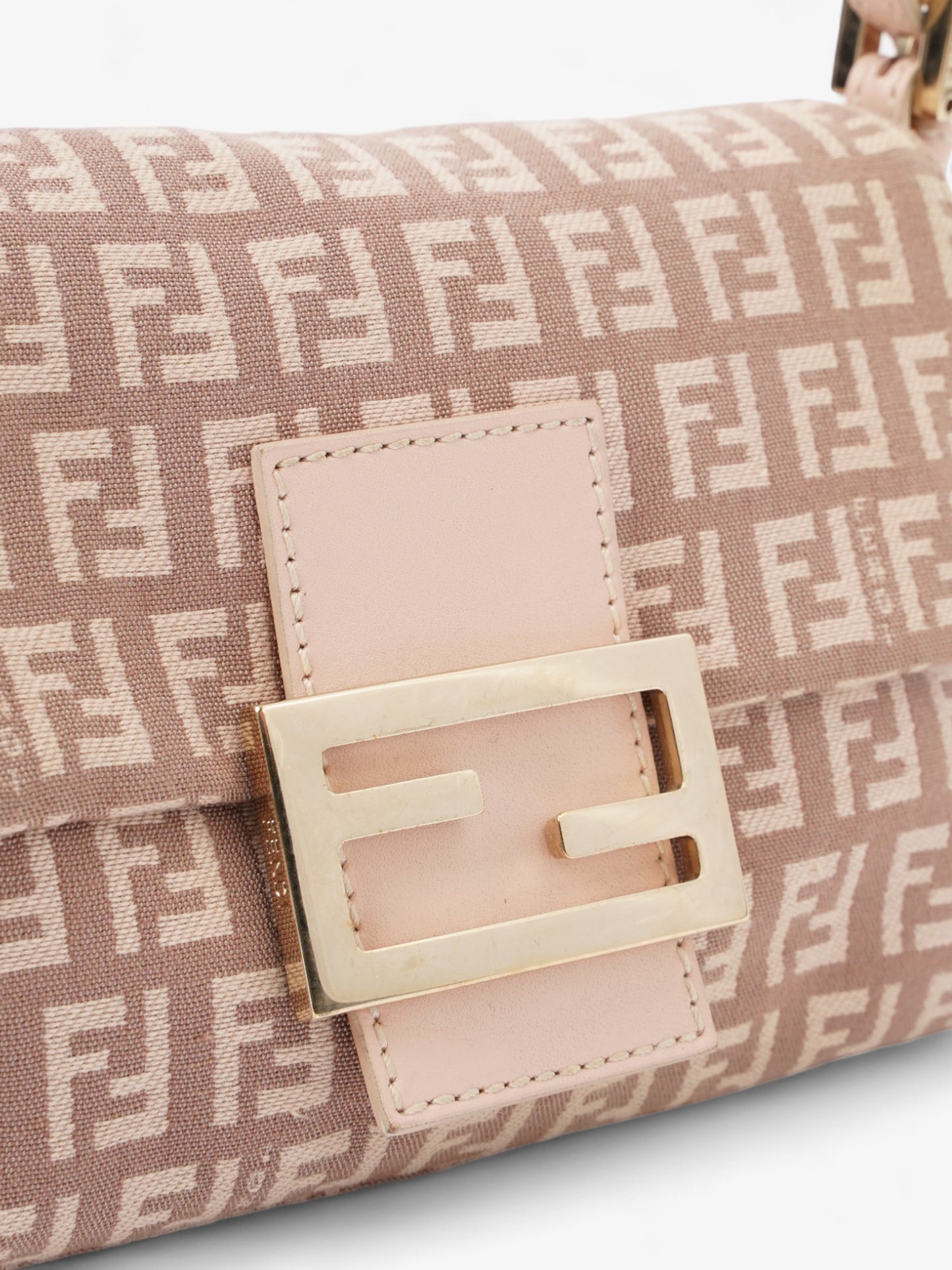 Fendi Chef Dark Brown Zucca Leather Medium