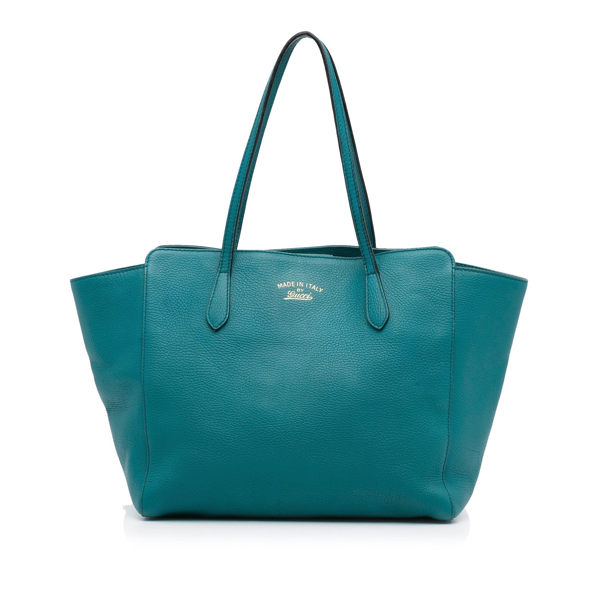 Gucci Blue Leather Tote Style 1