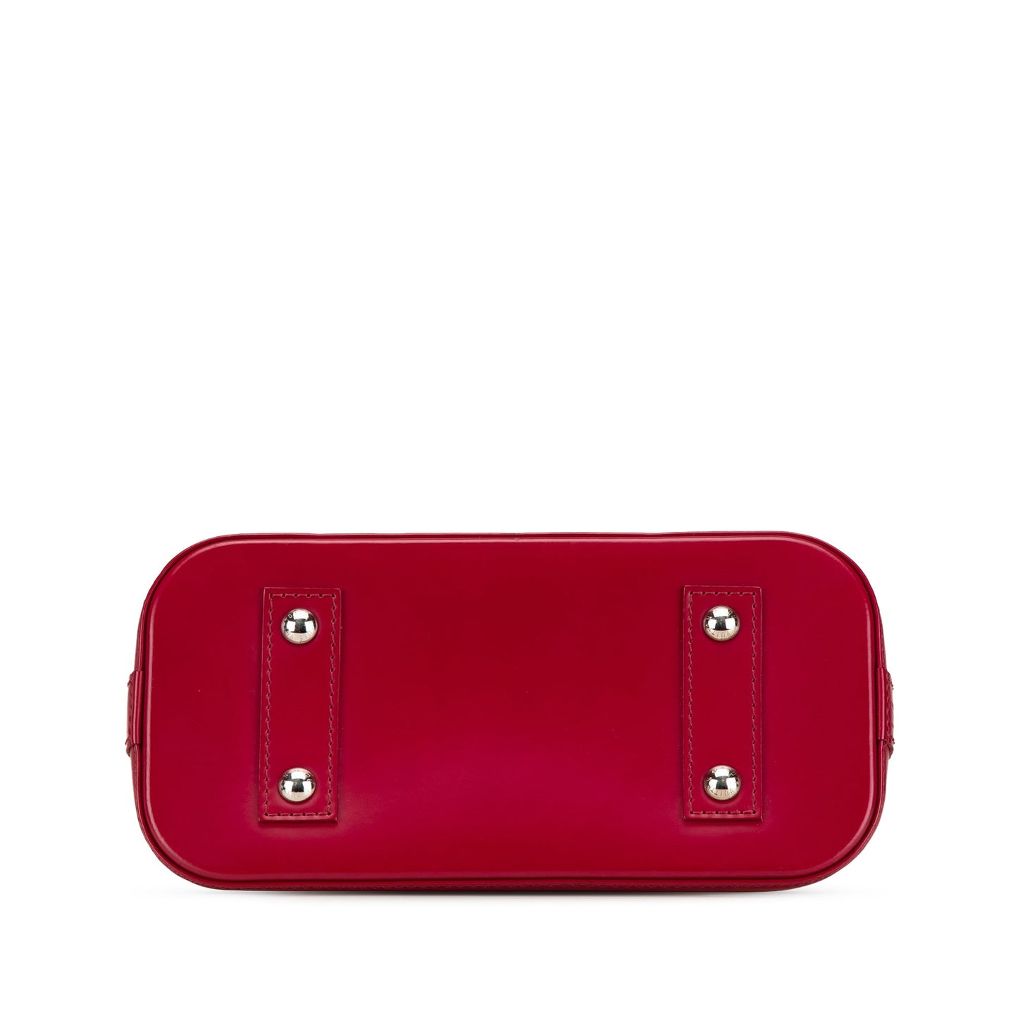 Red Louis Vuitton Epi Alma BB Satchel
