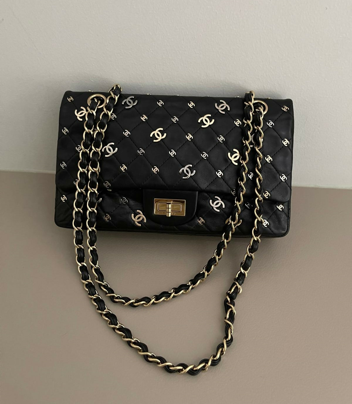 Chanel Medium 2.55 Reissue Punk CC Charm Flap Bag