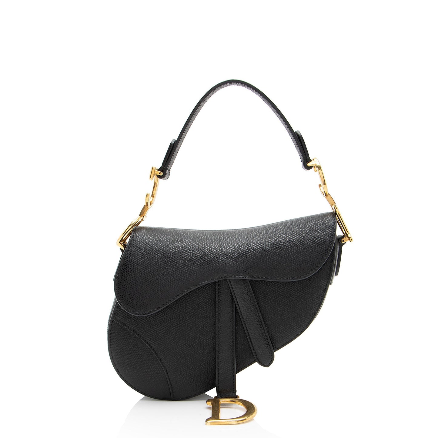 Dior Grained Calfskin Saddle Mini Bag