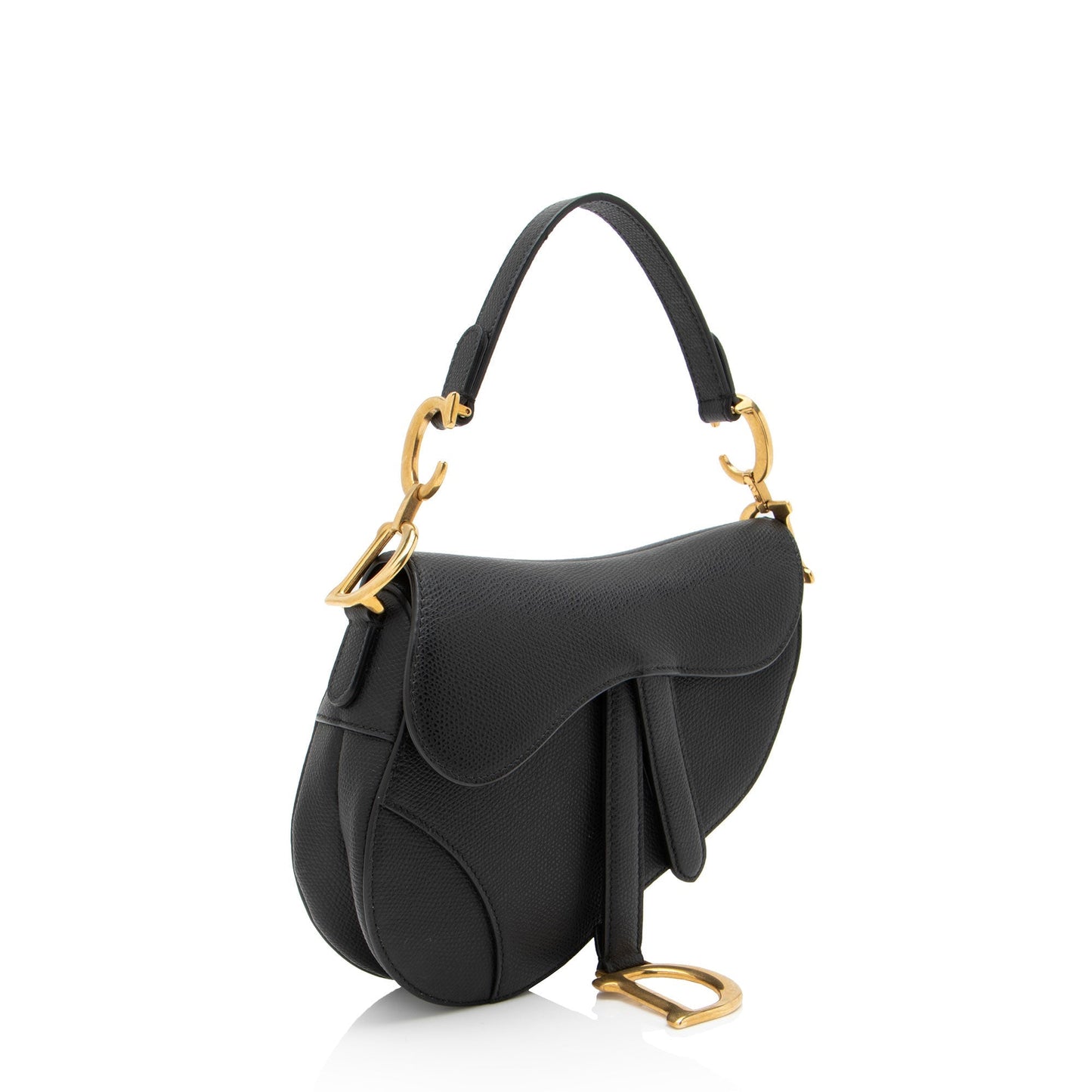 Dior Grained Calfskin Saddle Mini Bag
