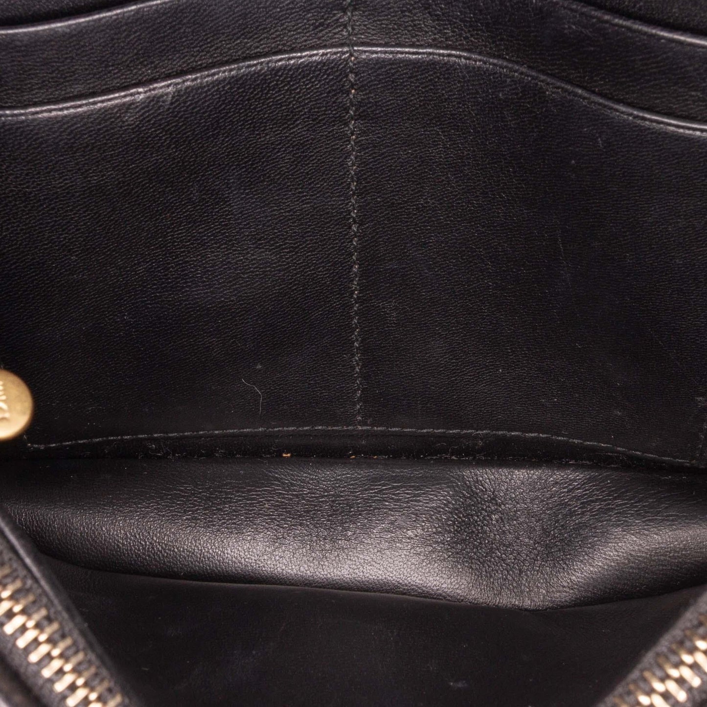 Dior Calfskin Studded Diorama Wallet on Chain