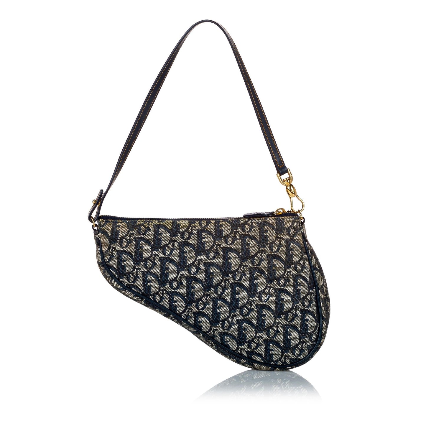 Dior Oblique Canvas Saddle (SHG-28978)