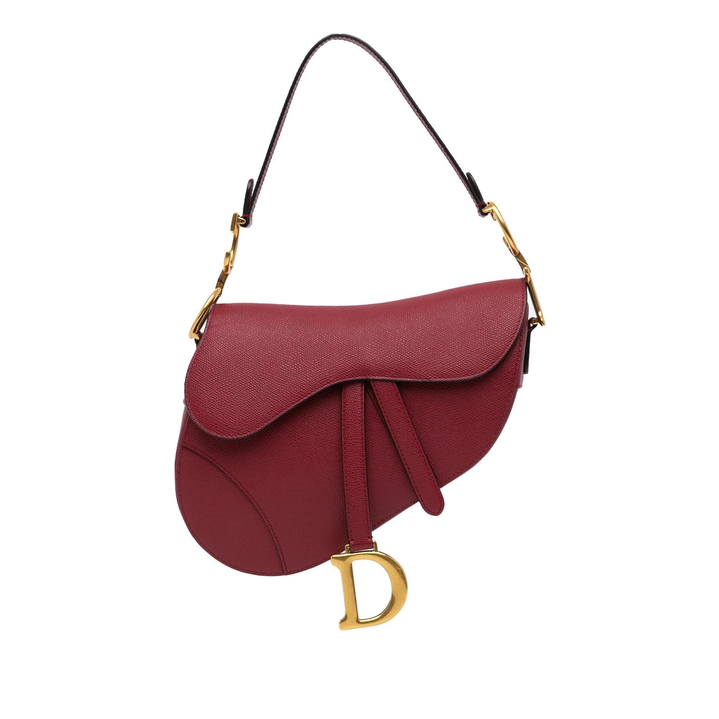 Dior Grained Calfskin Saddle Bag