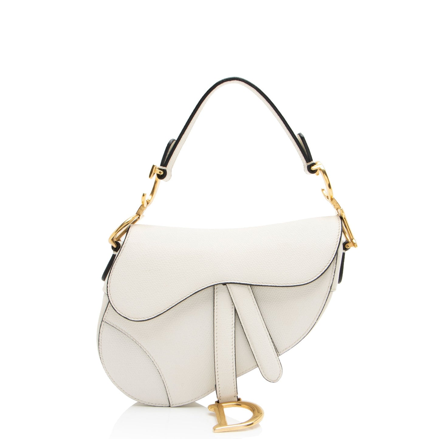 Dior Grained Calfskin Saddle Mini Bag