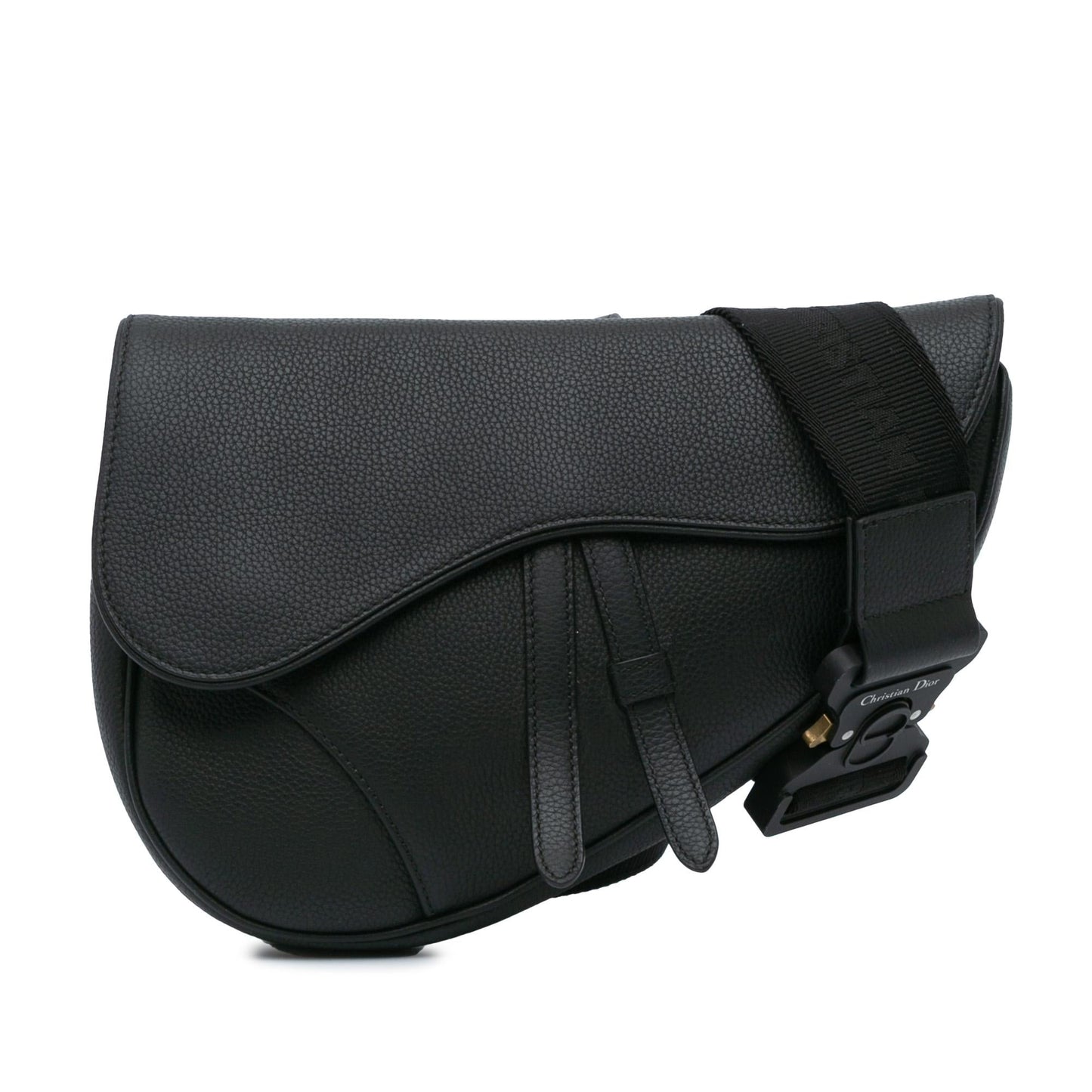 Dior Kim Jones Grained Calfskin Saddle Bag