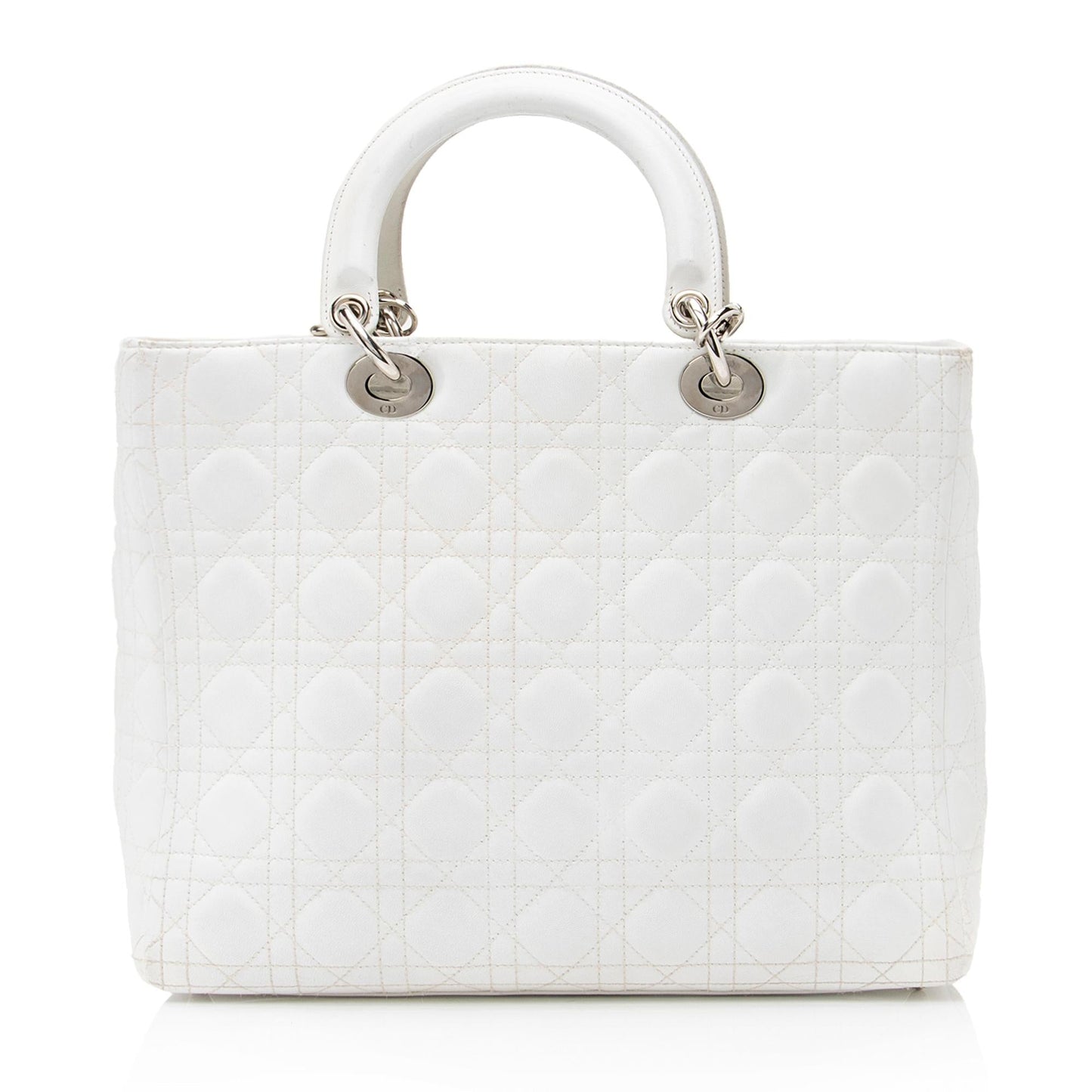 Dior Lambskin Lady Dior Large Tote -   (SHF-23256)