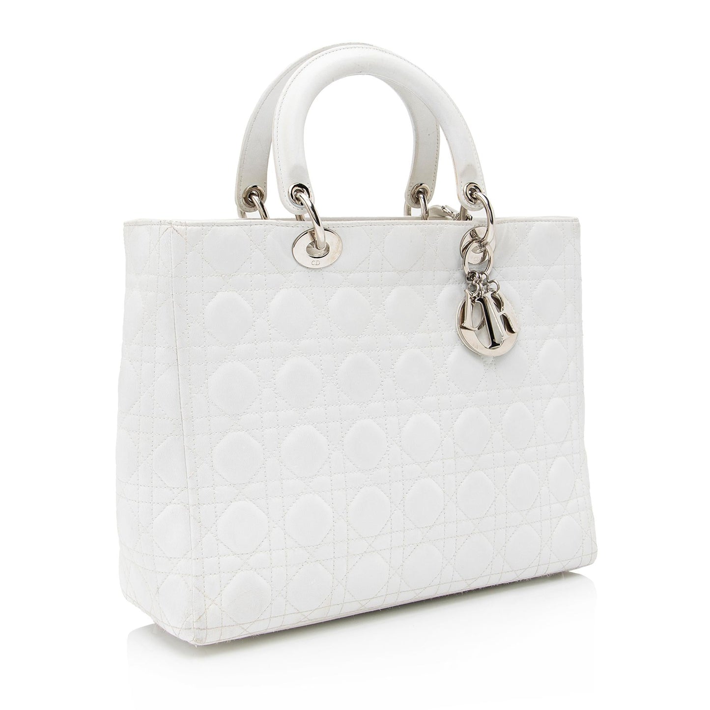 Dior Lambskin Lady Dior Large Tote -   (SHF-23256)