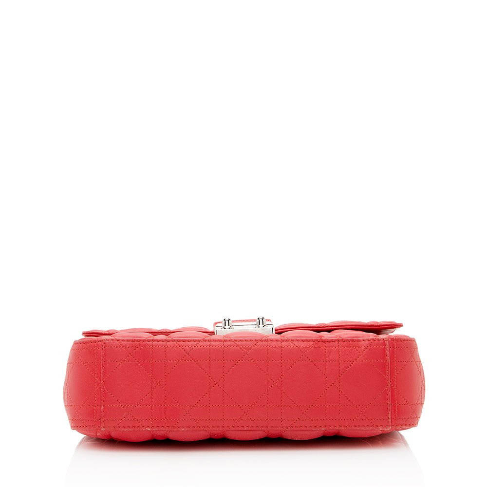 Dior Lambskin Miss Dior Medium Flap Bag -   (SHF-21858)