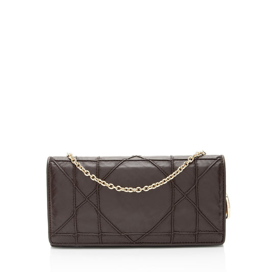 Dior Lambskin Rendezvous Wallet on Chain