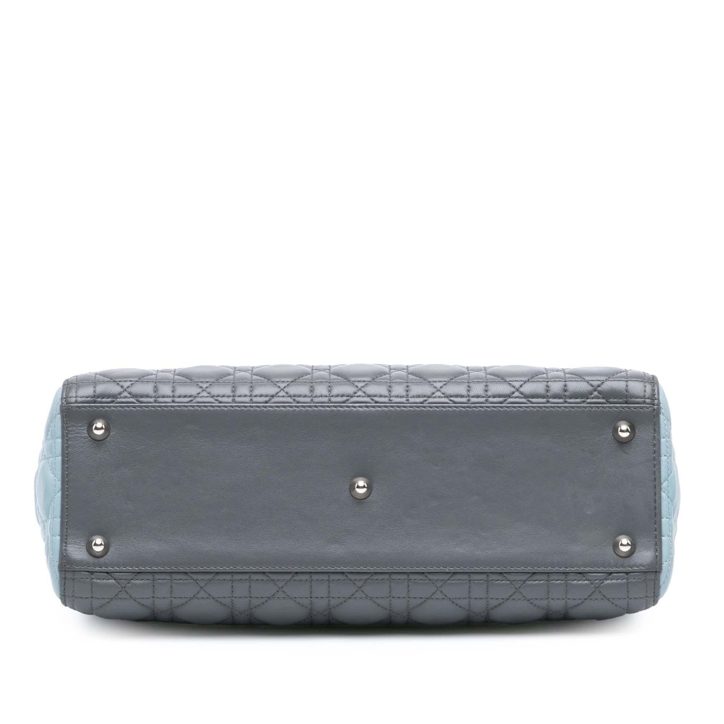 Dior Large Bicolor Lambskin Cannage Lady Dior