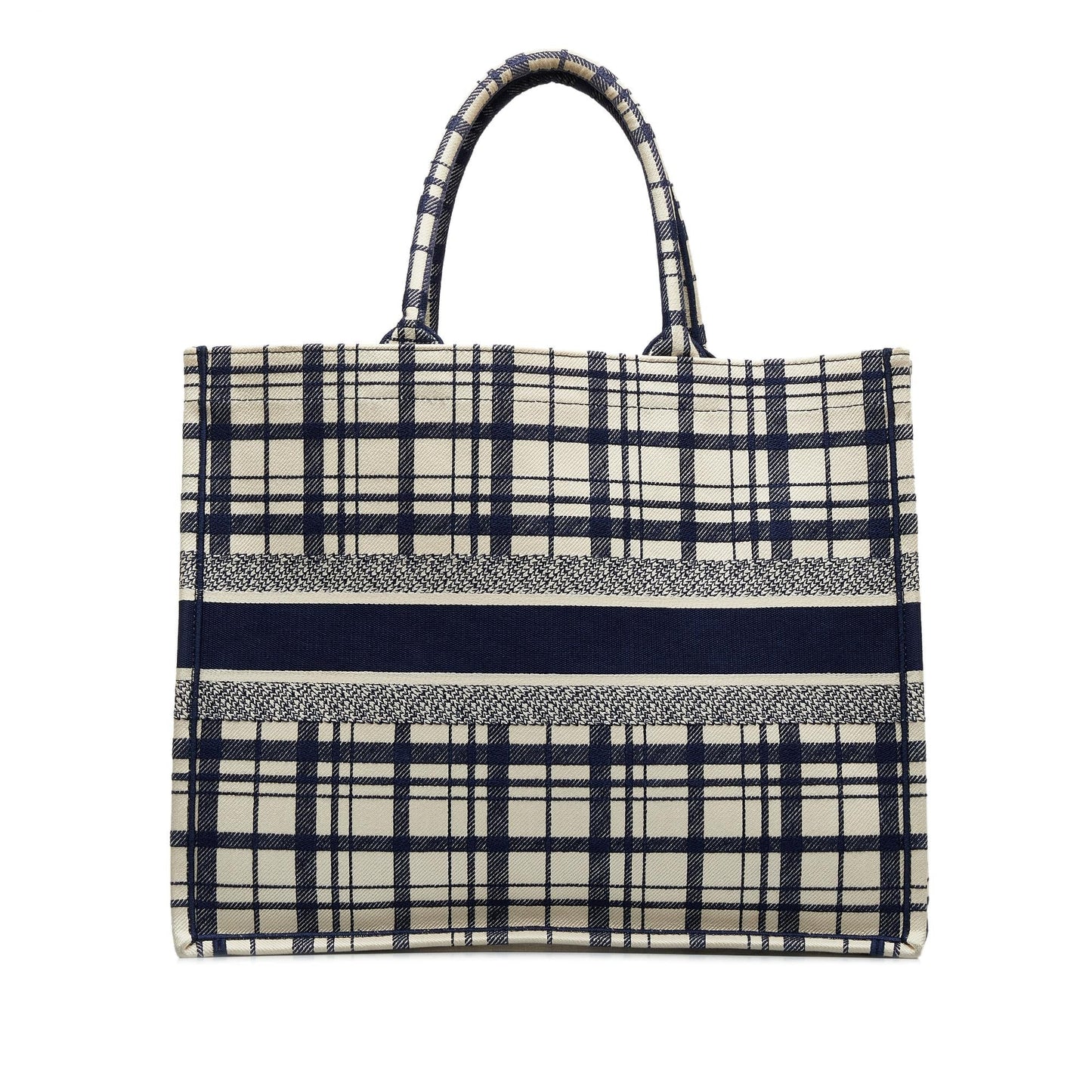Dior Large Check n Dior Book Tote