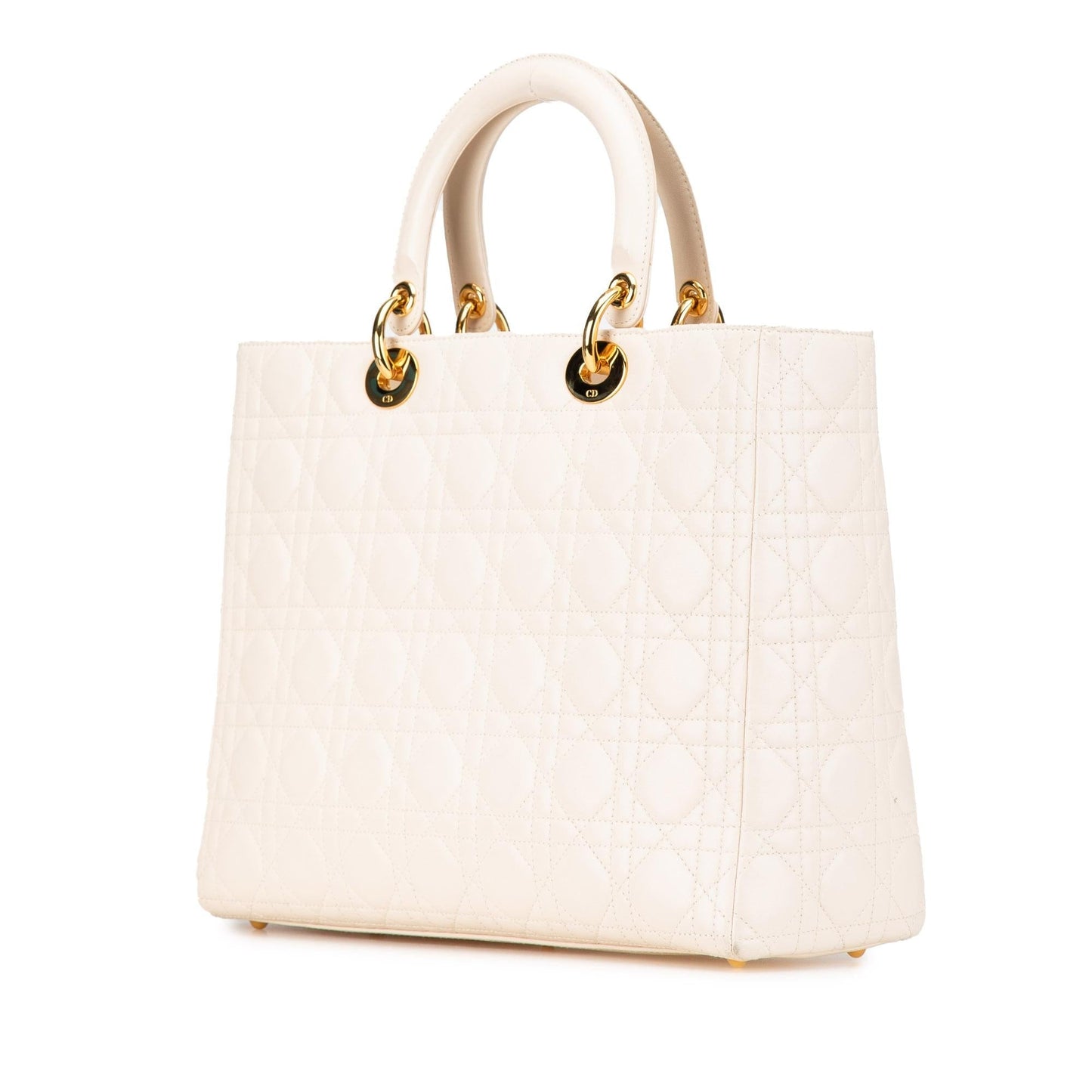 Dior Large Lambskin Cannage Lady Dior