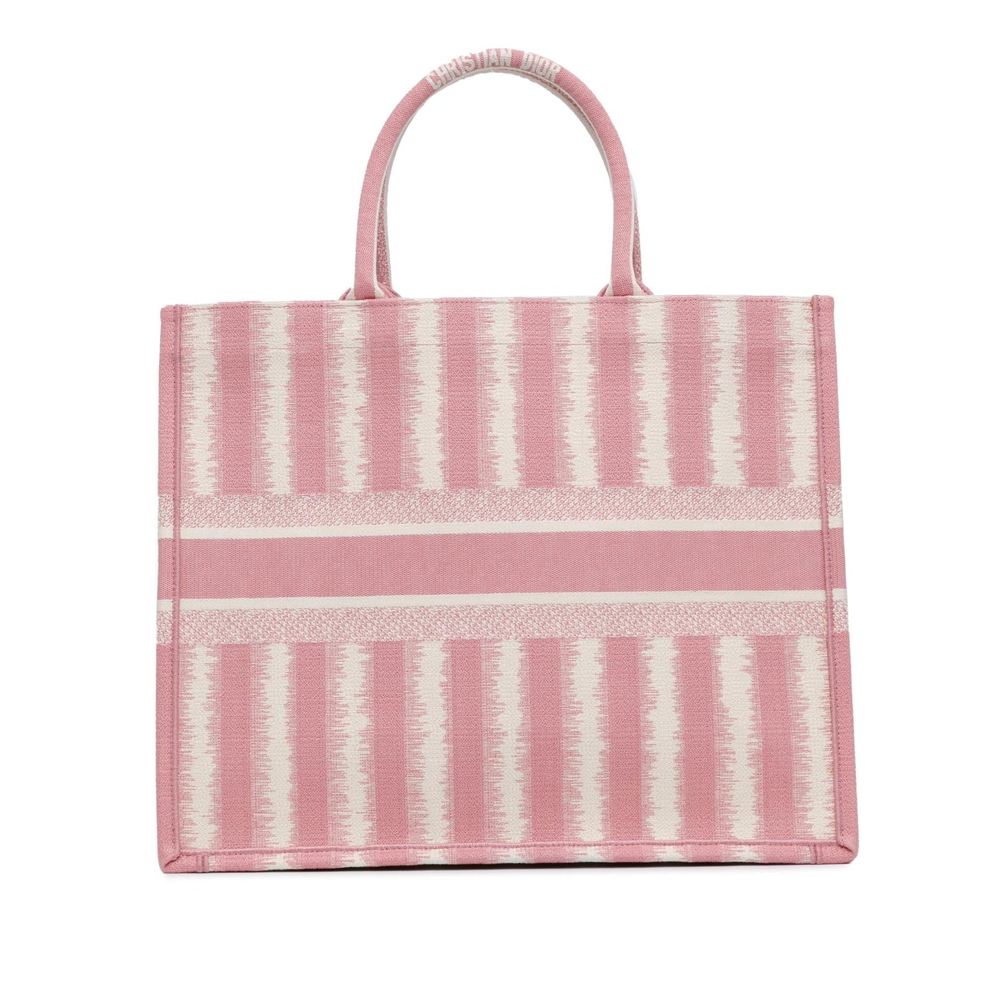 Dior Large Striped Book Tote