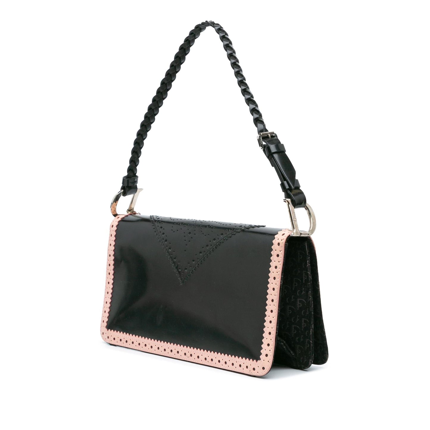 Dior Leather D'Trick Brogue Spectator Bag