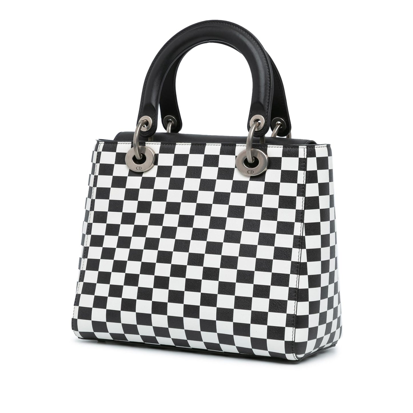 Dior Medium Calfskin Checkered Lady Dior