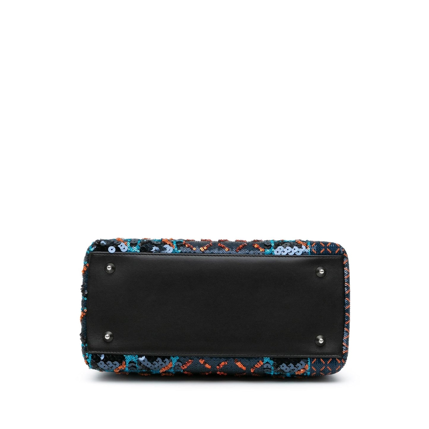 Dior Medium Calfskin Sequin Embellished Lady Dior (SHG-Yt68qB)