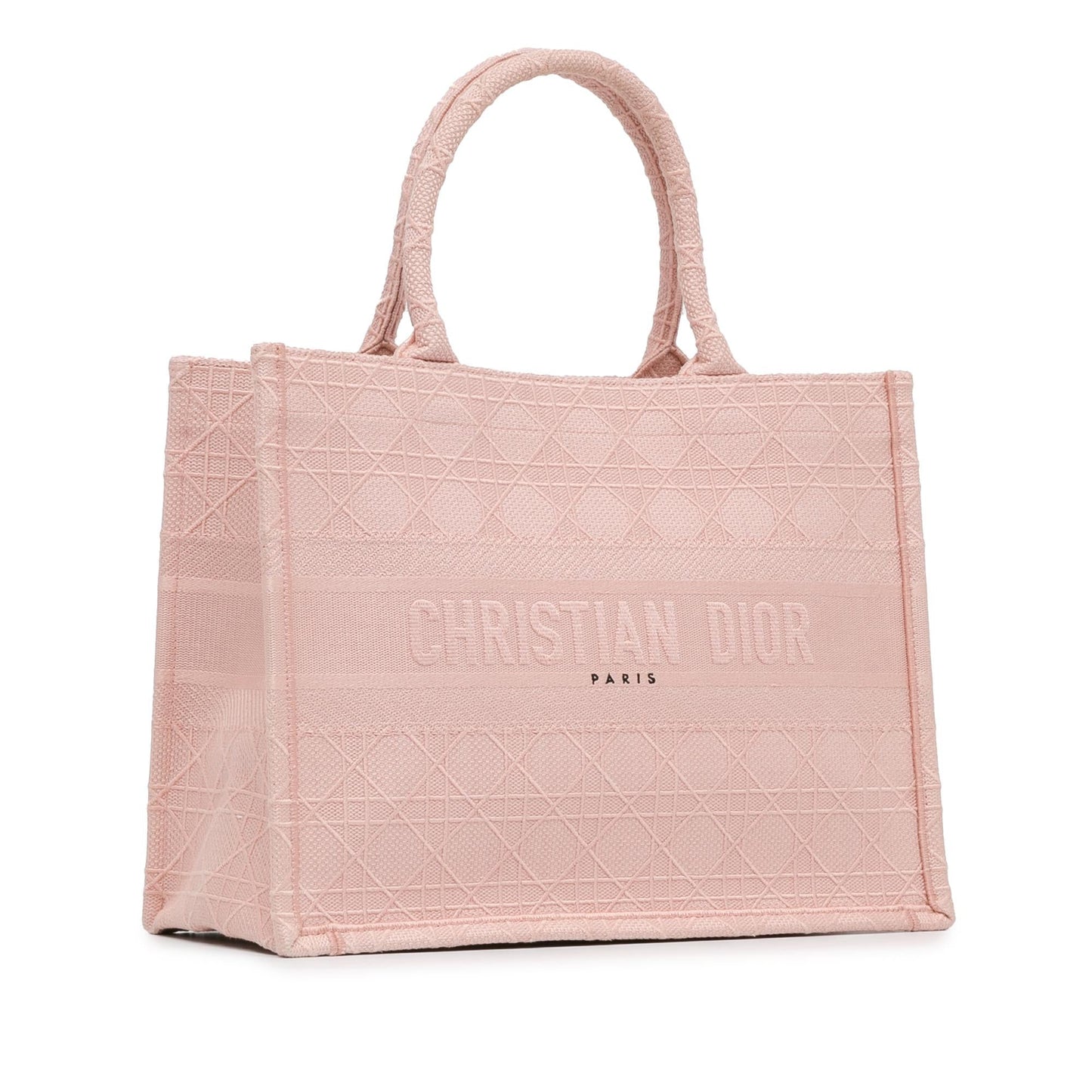Dior Medium Cannage Embroidered Book Tote (SHG-zxt0CB)