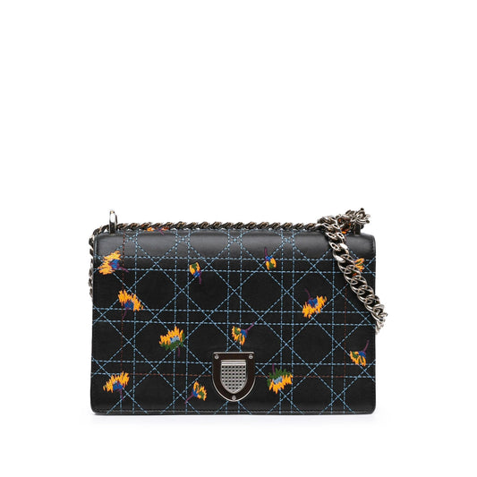 Dior Medium Embroidered Calfskin Diorama Flap