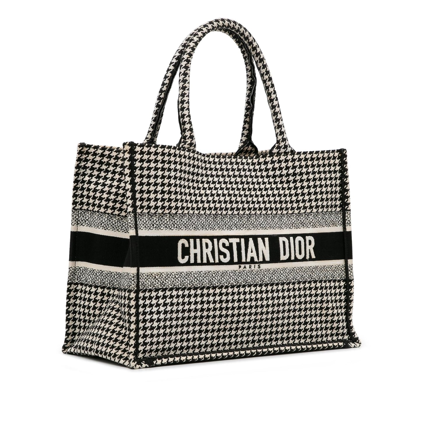Dior Medium Houndstooth Book Tote