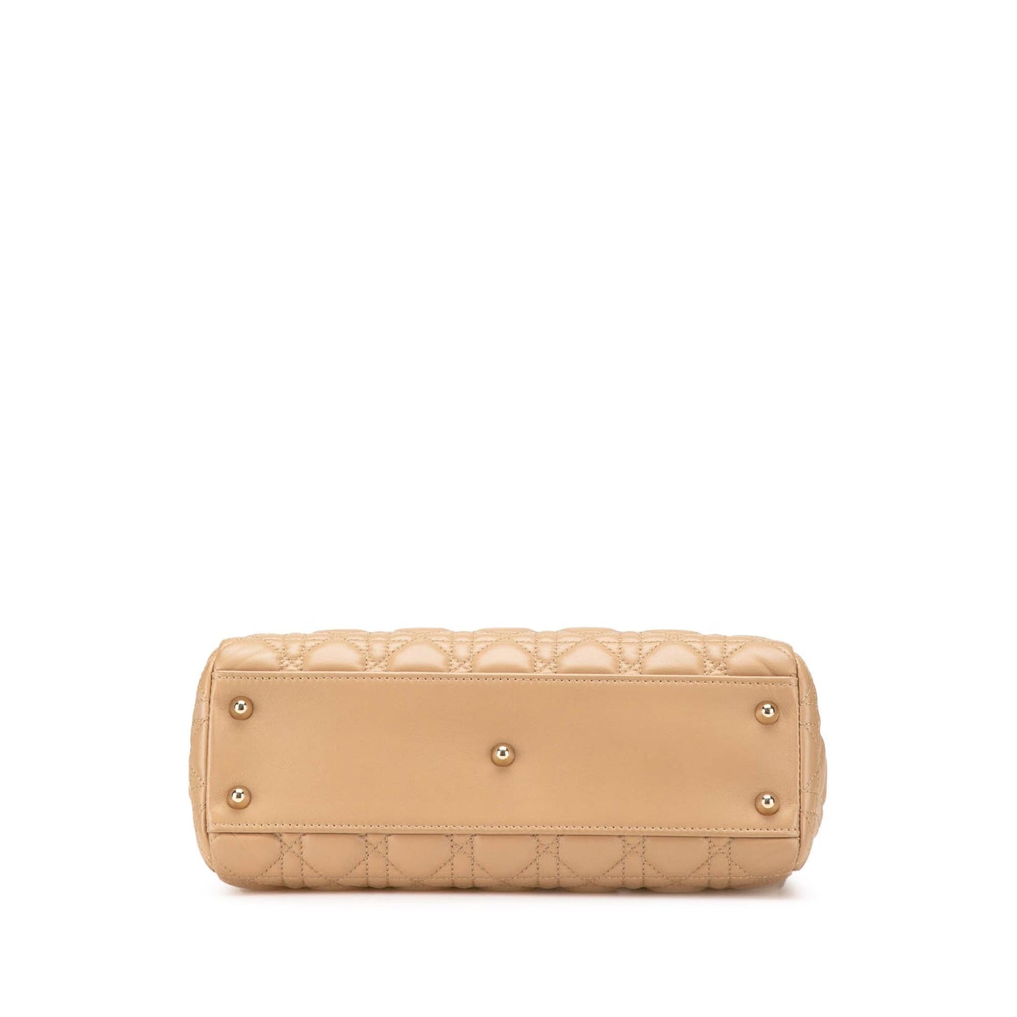Dior Medium Lambskin Cannage Lady Dior Soft Shopping Tote