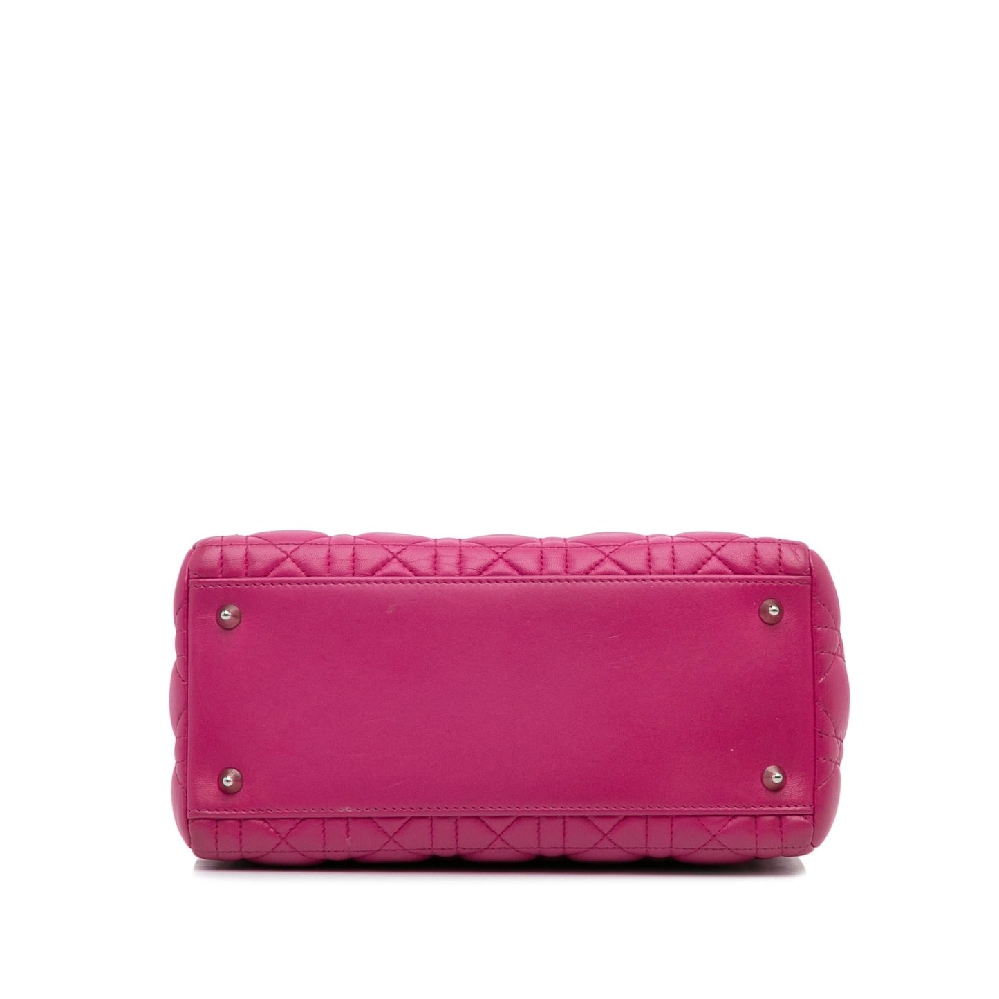 Dior Medium Lambskin Cannage Lady Dior