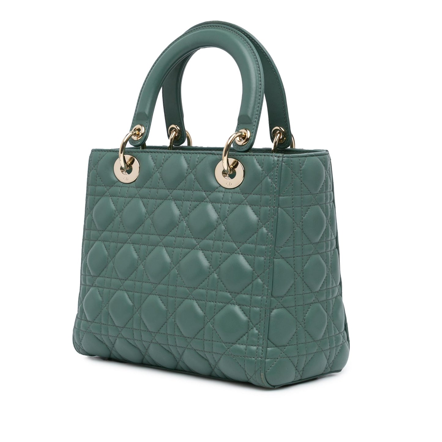 Dior Medium Lambskin Cannage Lady Dior