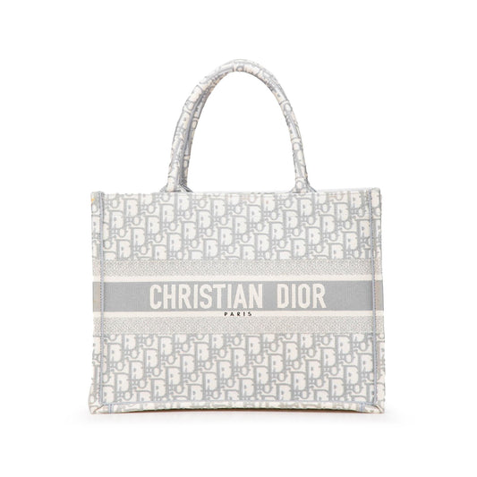 Dior Medium Oblique Canvas Book Tote