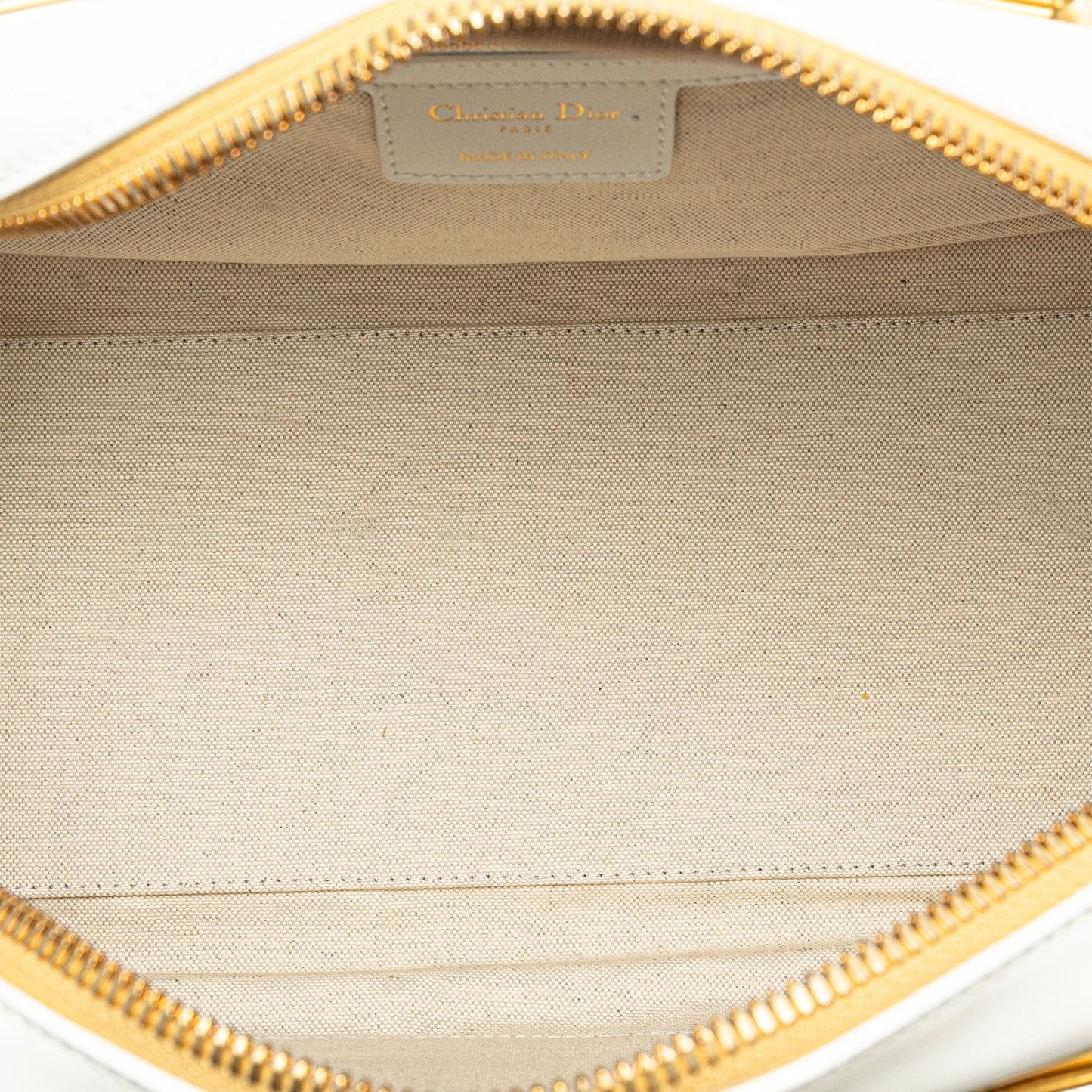 Dior Medium Padded Etoile Leather Vibe Zip Bowling Bag