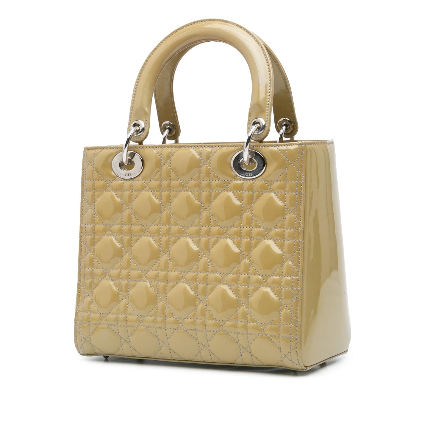 Dior Medium Patent Cannage Lady Dior