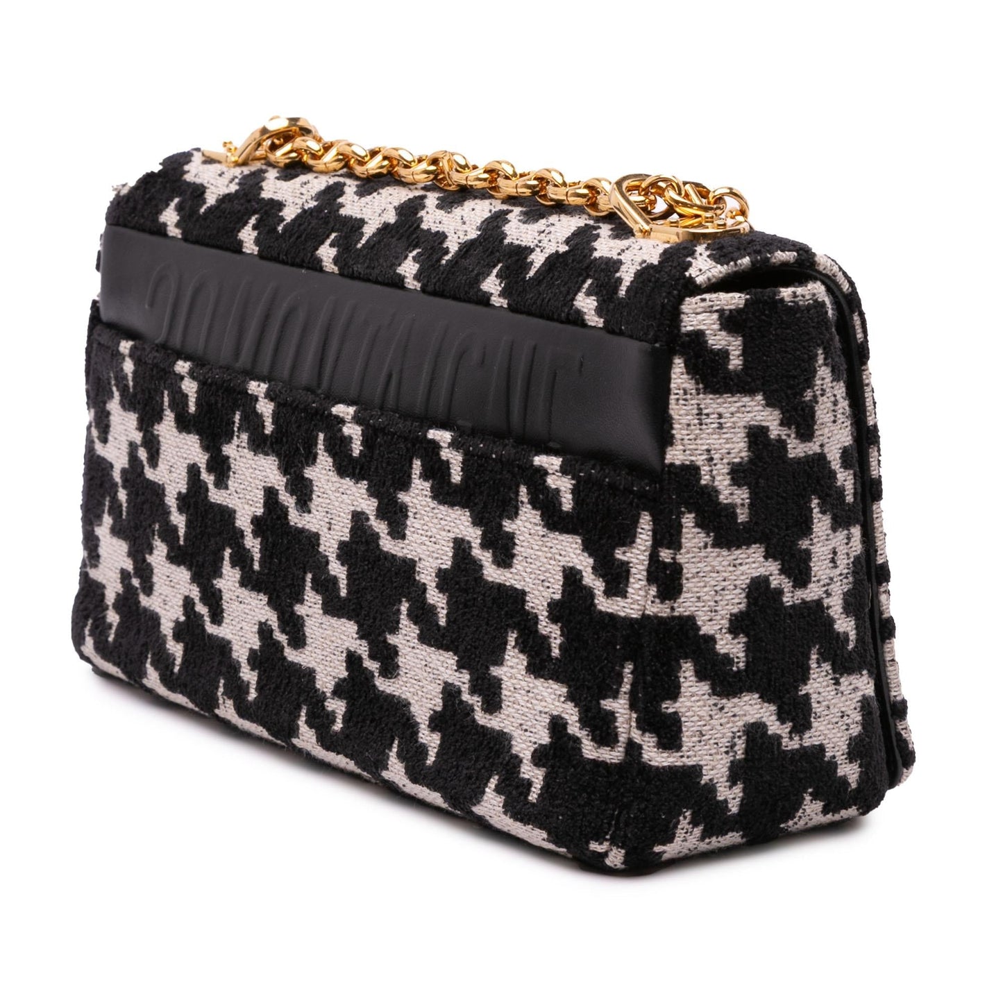 Dior Medium Technical Canvas Macro Houndstooth Caro Bag