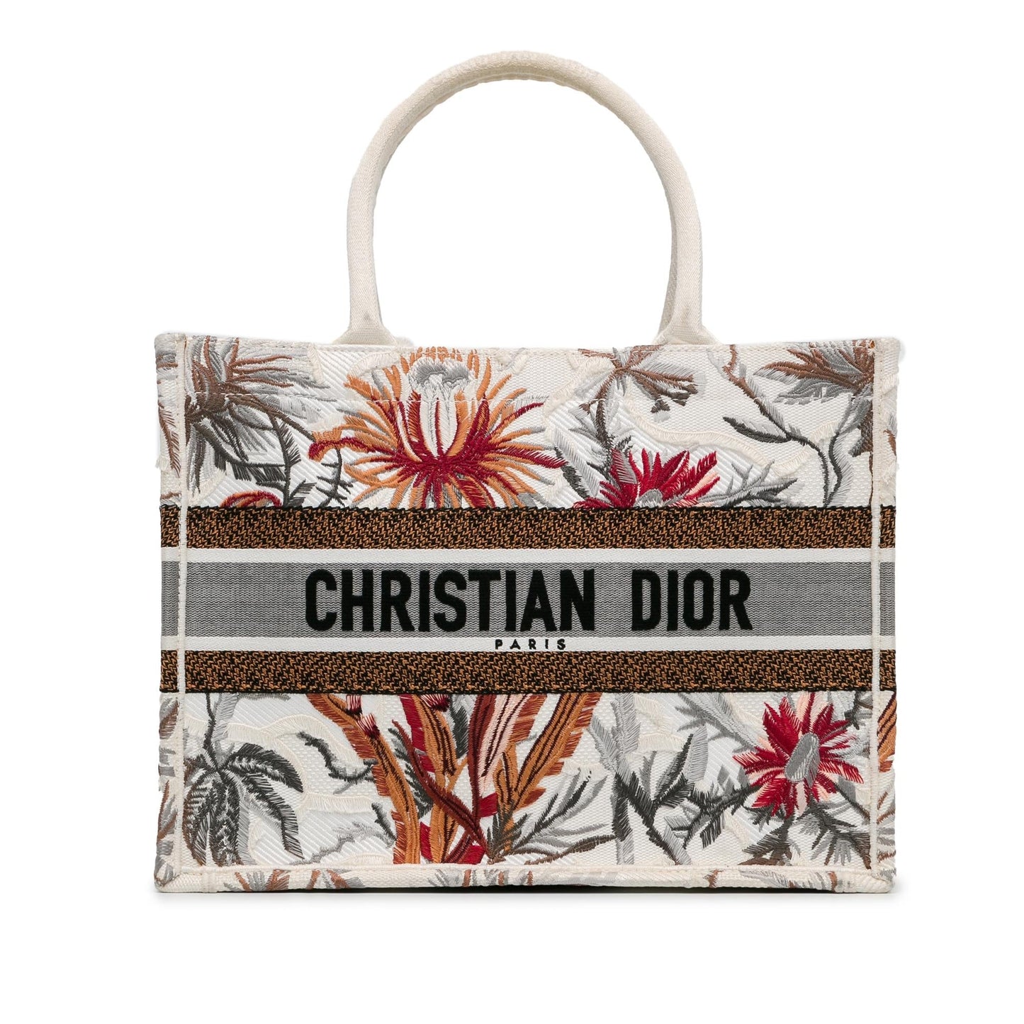 Dior Medium Toile de Jouy Tropicalia Book Tote (SHG-2OSMGq)